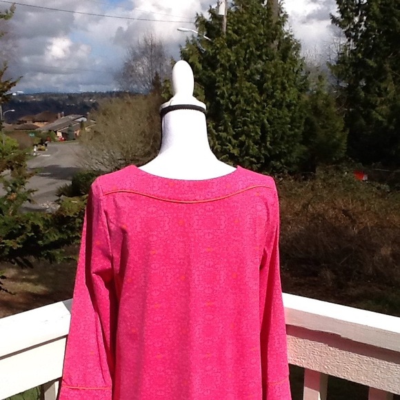 Lands' End print nylon/spandex dress/tunic - Picture 4 of 8